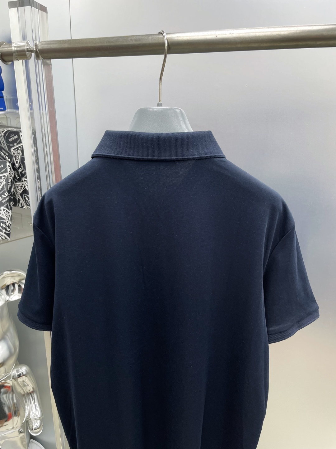 Dior Men's Navy Polo Shirt with Logo Patch and Contrasting Side Tape 10 cmp i1748775236097 8579 0 8