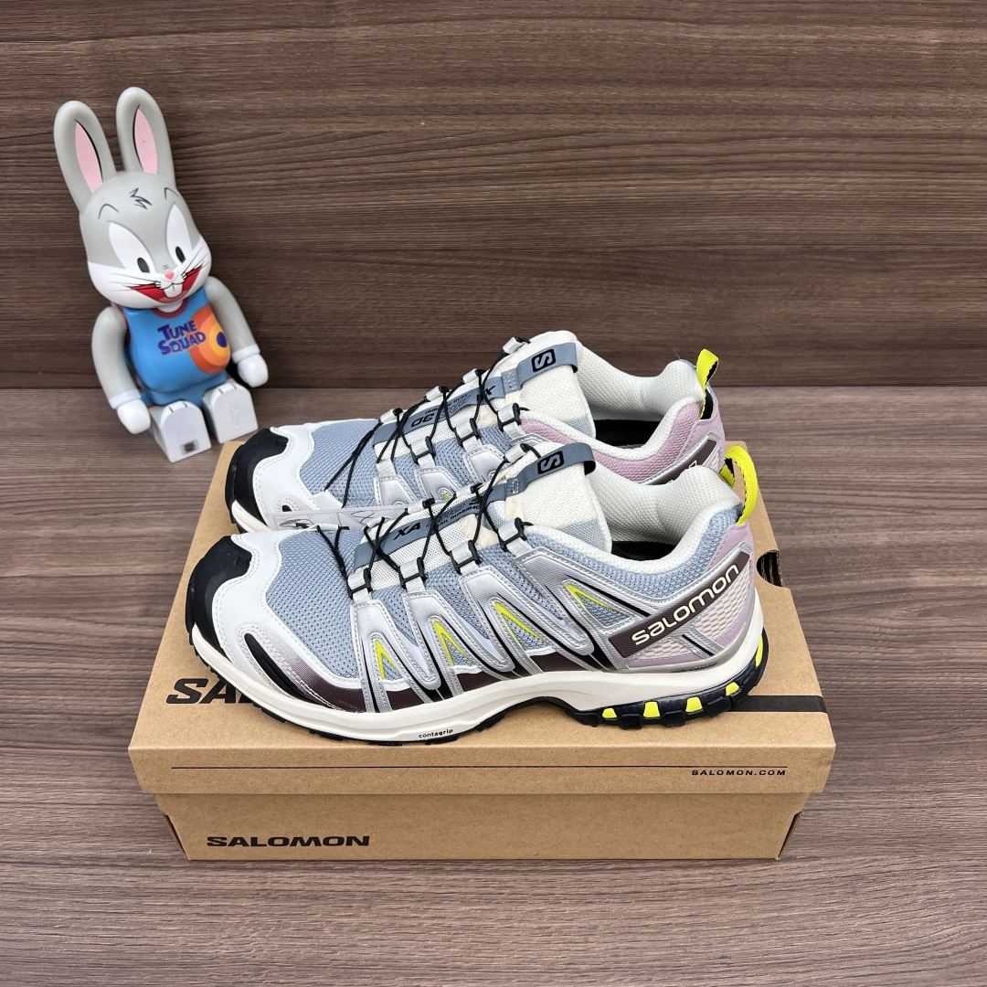 NO:241875,Top version SALOMON XA PRO 3D Outdoor Sports Mesh Shock Absorbing, Anti-slip and Breathable Low-top Running Shoes, Men and Women, Solder Grey The new top version has been re-edited for several months. The whole shoe last is basically the same as the original shoe, the outsole combination glue control is excellent, all details are carefully processed, the foot feels comfortable and light, and the best outdoor matching item for tooling. Item number: 412322 Size: 36-46 (positive size), dad shoes19860909顶级版本SALOMON萨洛蒙 XA PRO 3D 户外运动 网布减震防滑透气 低帮跑步鞋 男女同款 沙场灰 全新顶级版本经过几个月重新改版,整鞋楦型基本跟原鞋无差,大底组合胶水控制极佳,所有细节都精心处理,脚感舒适轻便,工装户外最佳搭配单品. 货号: 412322 码数:36-46码(正码),老爹鞋,Women's Shoes