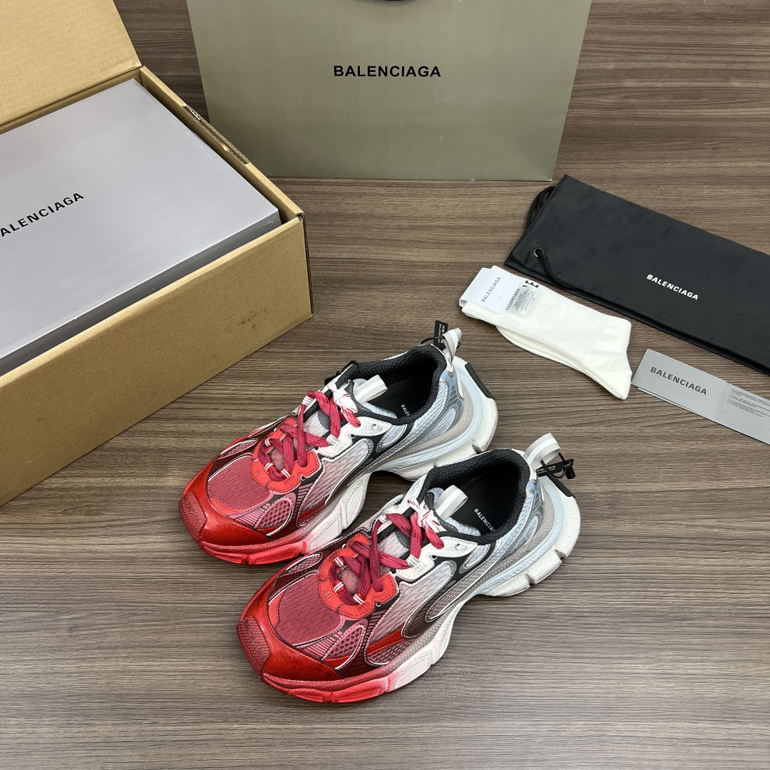 Balenciaga Balenciaga Phantom Sneaker 巴黎世家全新做旧 #3XL 十代银灰红渐变潮流跑鞋