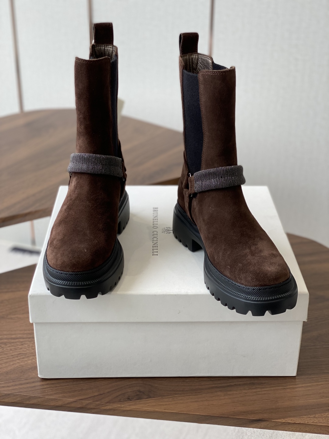 Brunello Cucinelli Suede & Leather Ankle Boots - Stylish & Comfortable 5 cmp i1750752855019 3450 0 3
