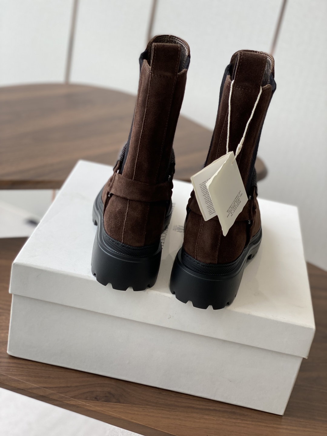 Brunello Cucinelli Suede & Leather Ankle Boots - Stylish & Comfortable 9 cmp i1750752855025 8468 0 7