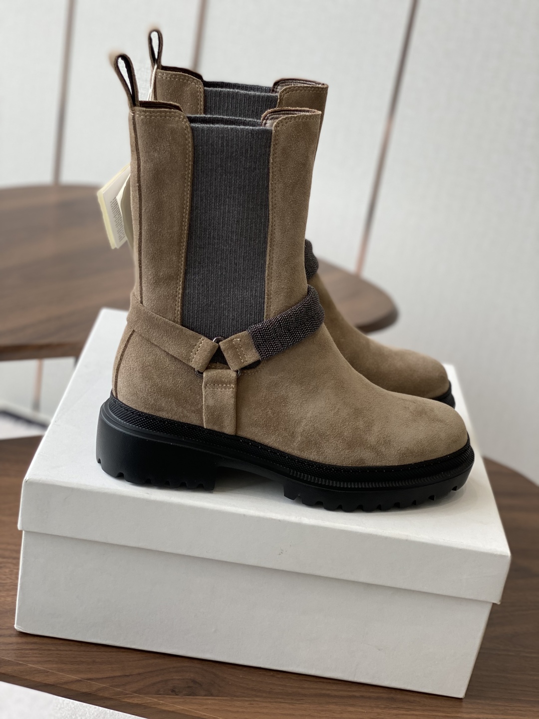 Brunello Cucinelli Suede Leather Ankle Boots - Stylish & Comfortable 3 cmp i1750752903862 1756 0 1
