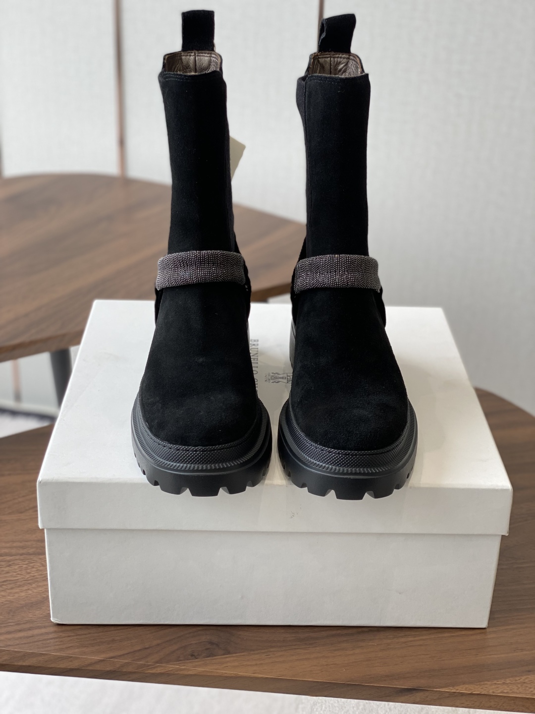 Brunello Cucinelli Suede & Leather Ankle Boots - Stylish & Comfortable 2 cmp i1750752936693 6479 0 0