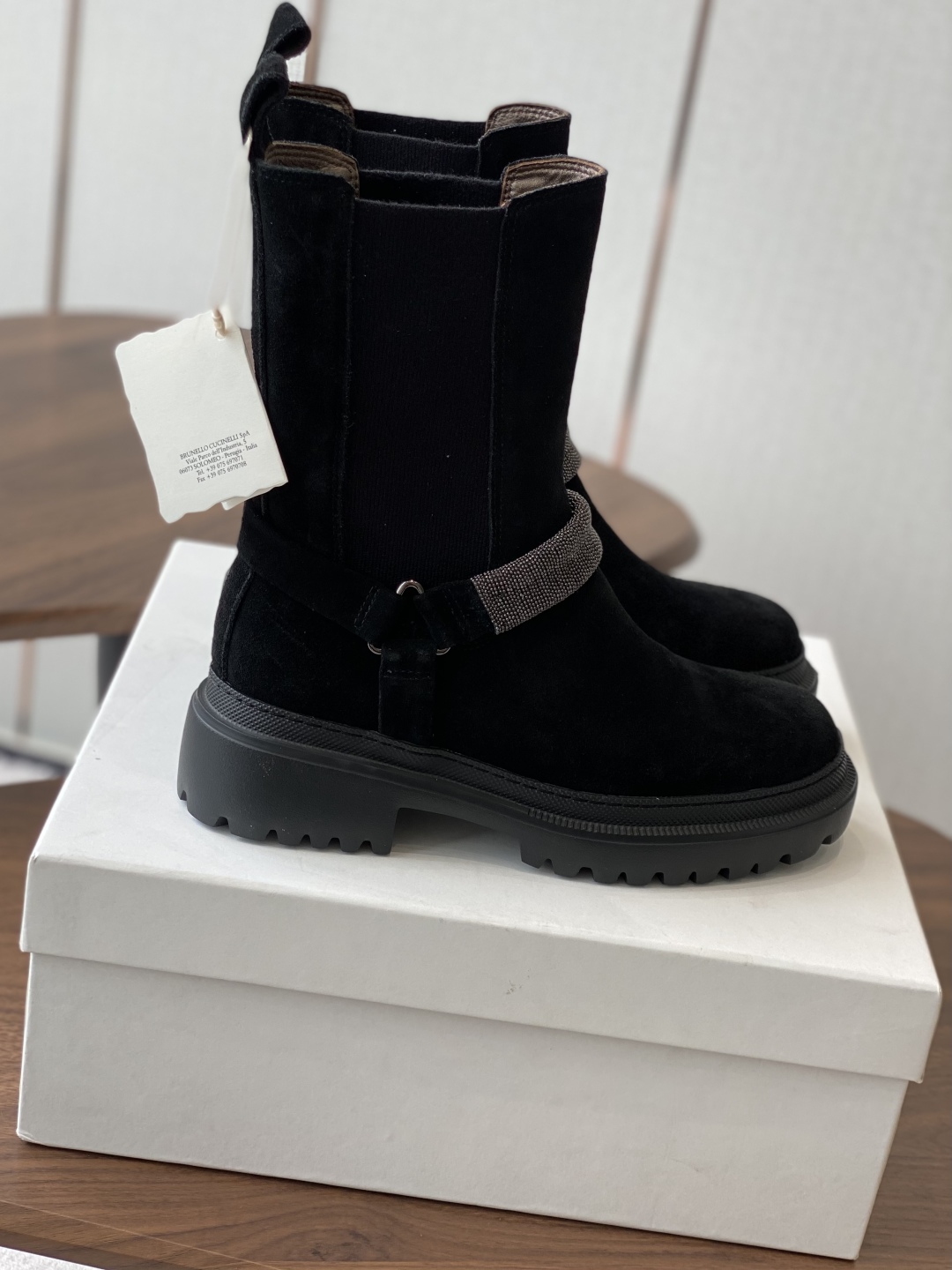 Brunello Cucinelli Suede & Leather Ankle Boots - Stylish & Comfortable 3 cmp i1750752936700 8827 0 1