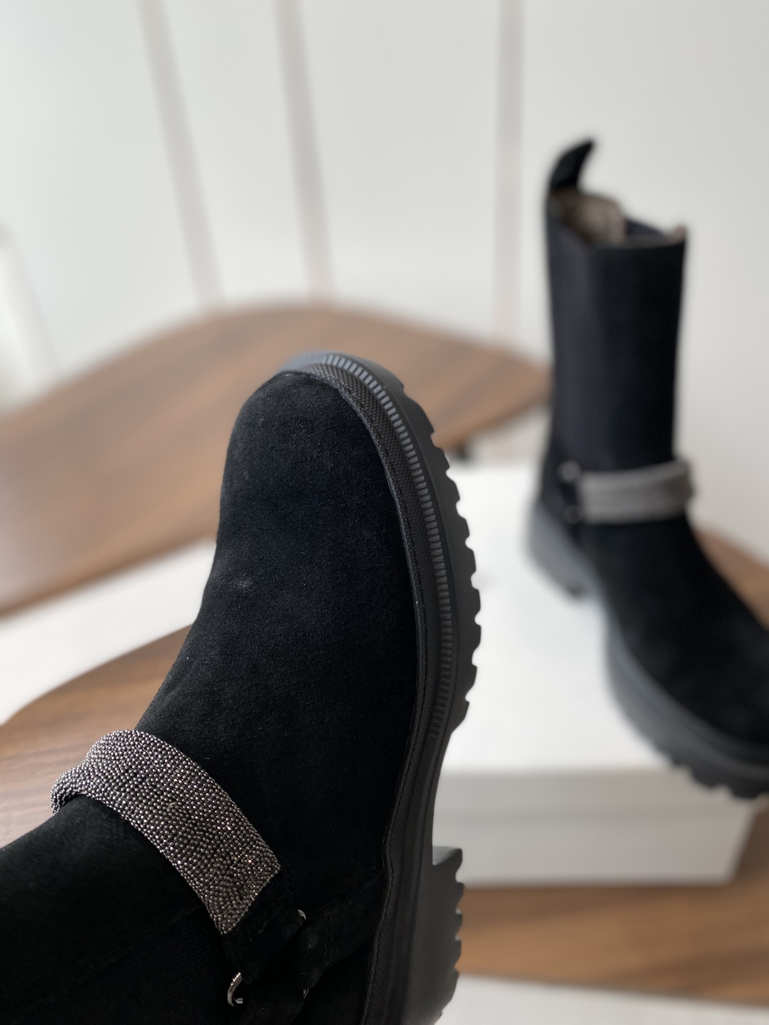 Brunello Cucinelli Suede & Leather Ankle Boots - Stylish & Comfortable 8 cmp i1750752936701 1055 0 6