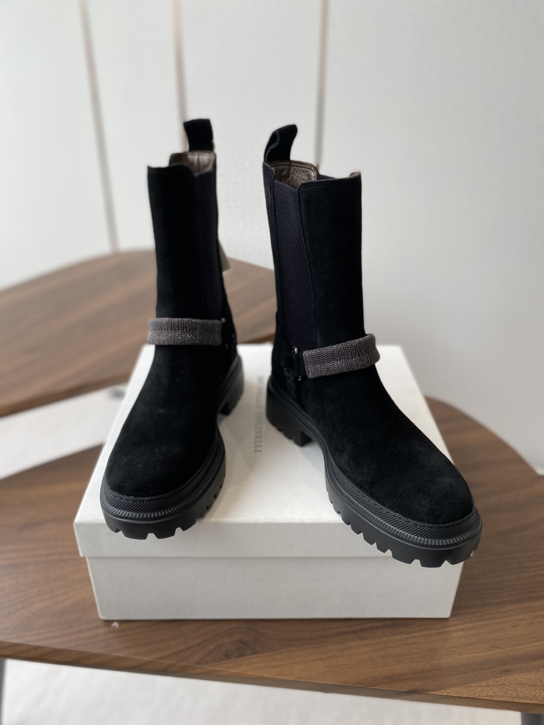 Brunello Cucinelli Suede & Leather Ankle Boots - Stylish & Comfortable 4 cmp i1750752936706 149 0 2