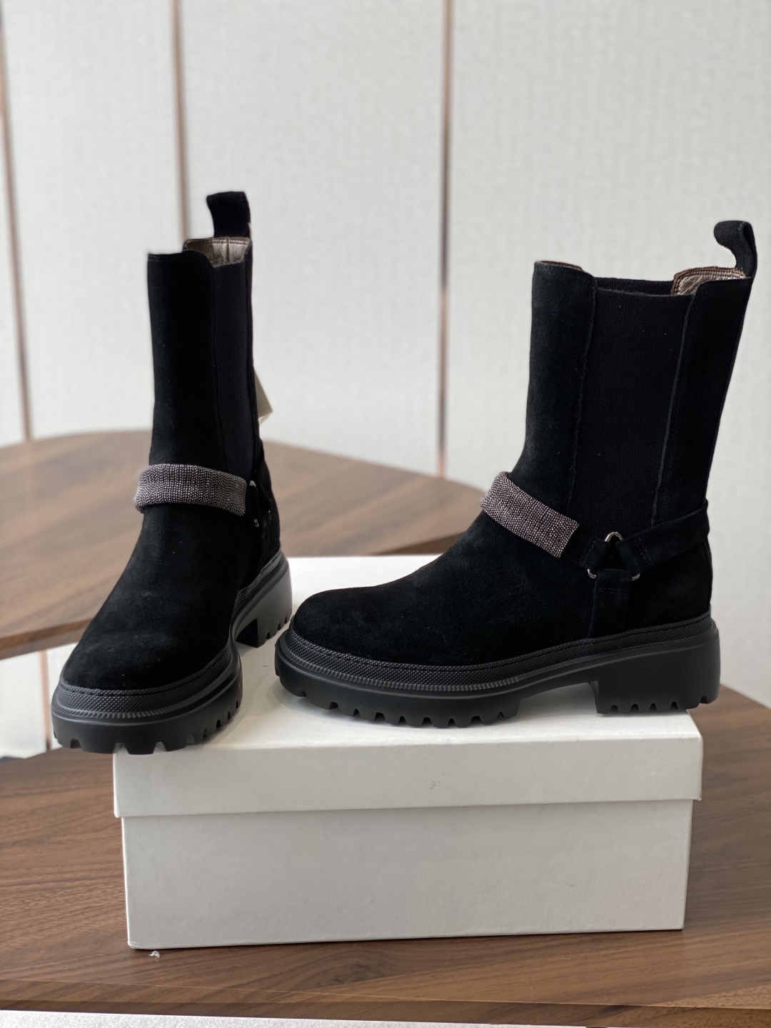 Brunello Cucinelli Suede & Leather Ankle Boots - Stylish & Comfortable 5 cmp i1750752939937 1838 0 3