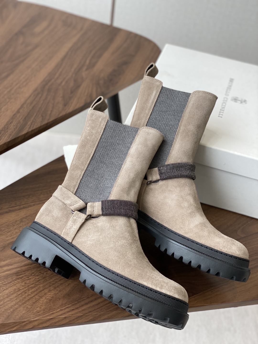 Brunello Cucinelli Suede Leather Ankle Boots - Stylish & Comfortable 7 cmp i1750753068370 3624 0 6
