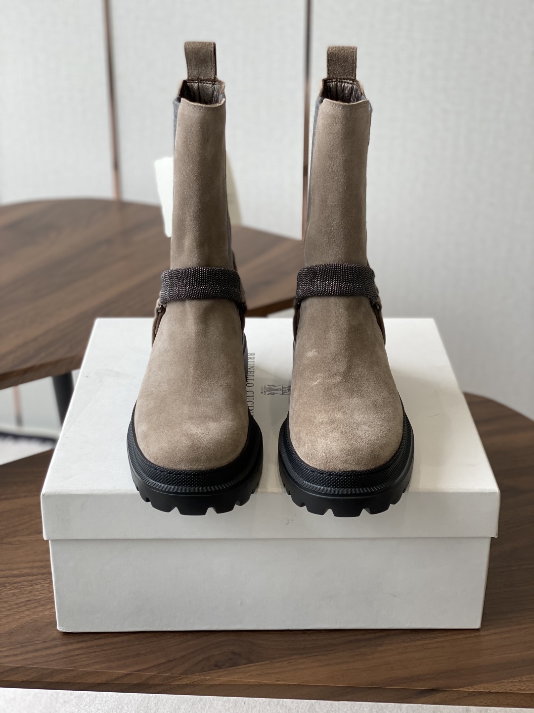 Brunello Cucinelli Suede & Leather Ankle Boots - Stylish & Comfortable 2 cmp i1750753346577 5642 0 0