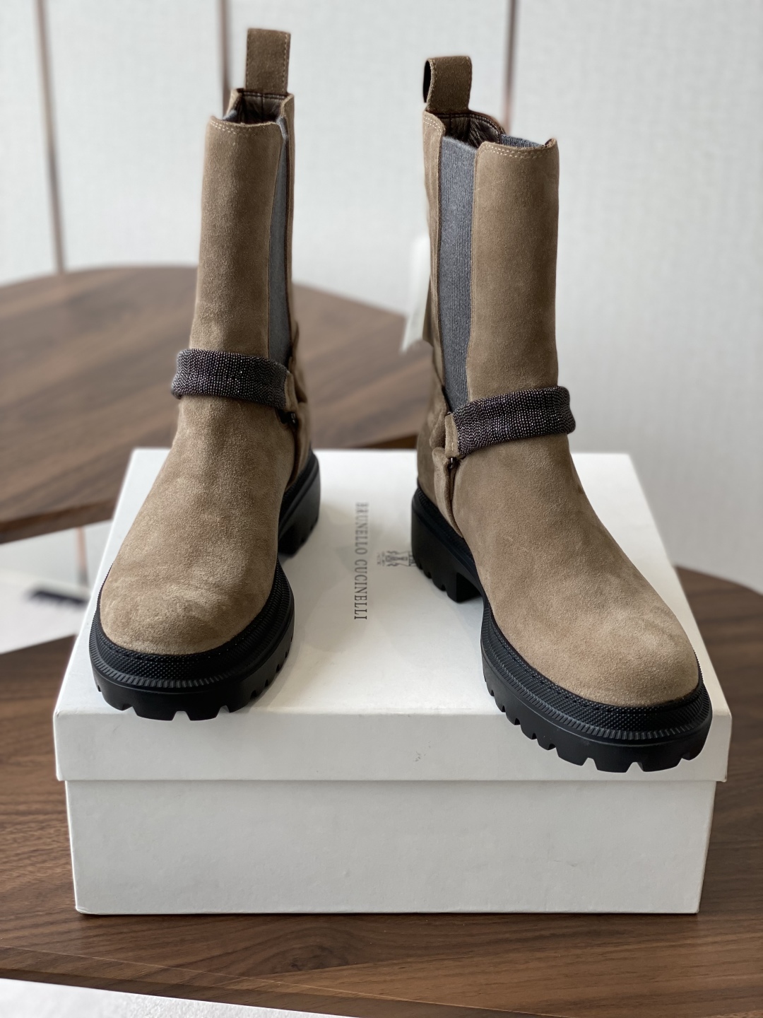 Brunello Cucinelli Suede & Leather Ankle Boots - Stylish & Comfortable 4 cmp i1750753346577 9499 0 2