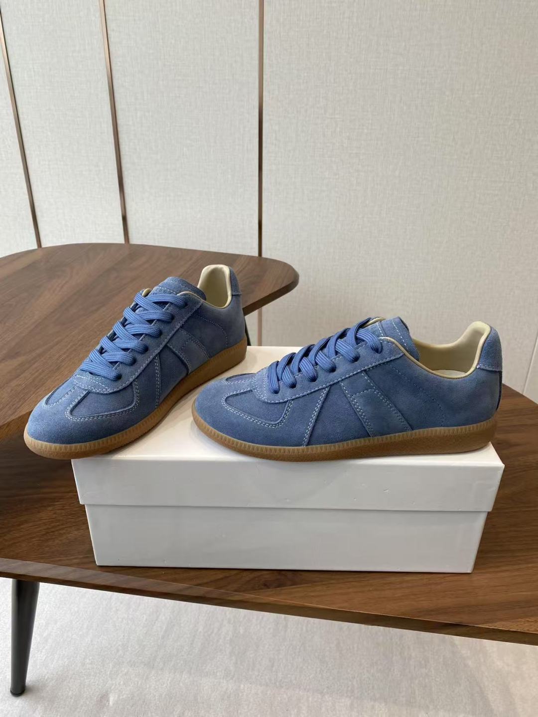 Maison Margiela MM6 Ink Graft Canvas Sneakers: German Style Leisure Shoes for Comfort and Quality - 图片 4
