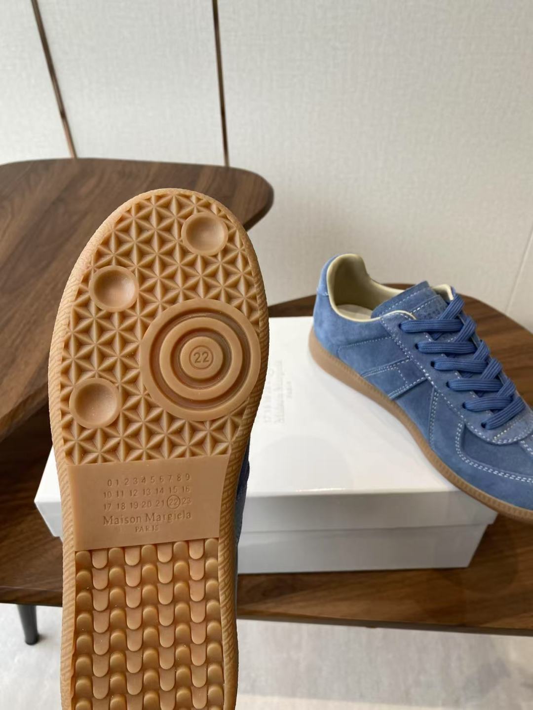 Maison Margiela MM6 Ink Graft Canvas Sneakers: German Style Leisure Shoes for Comfort and Quality - 图片 9