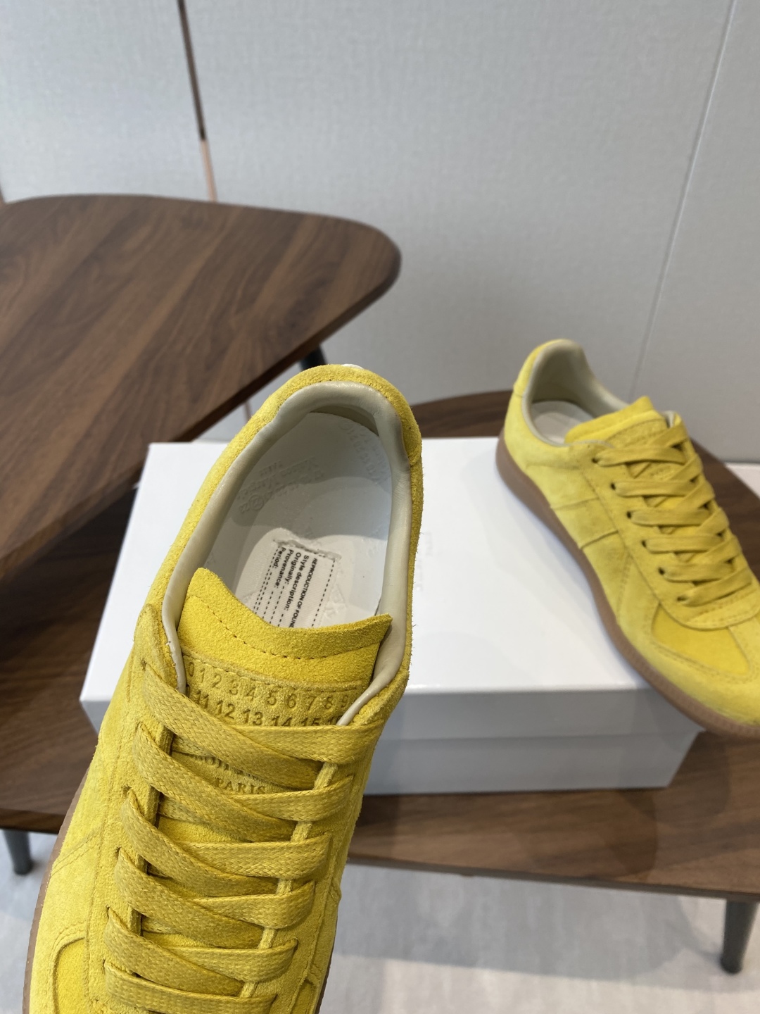 Maison Margiela MM6 Ink Graft Canvas Sneakers with German Design – Comfortable and Stylish Leisure Shoes - 图片 7