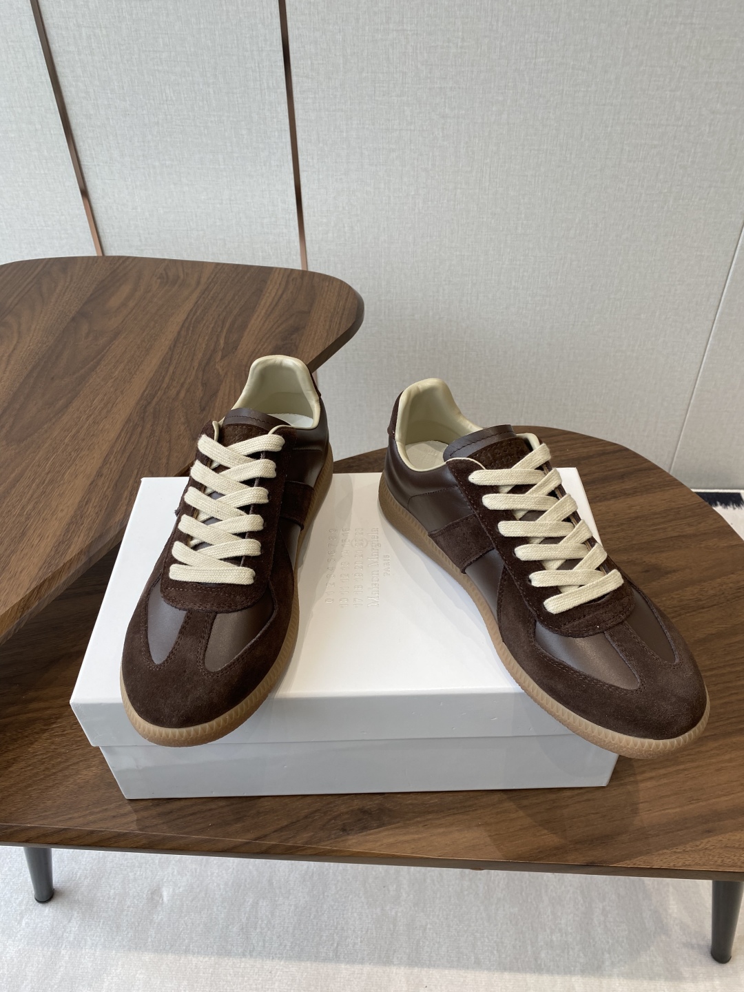 P650 Maison Margiela MM6 German Leisure Sneakers with Ink Graft Design - 图片 1