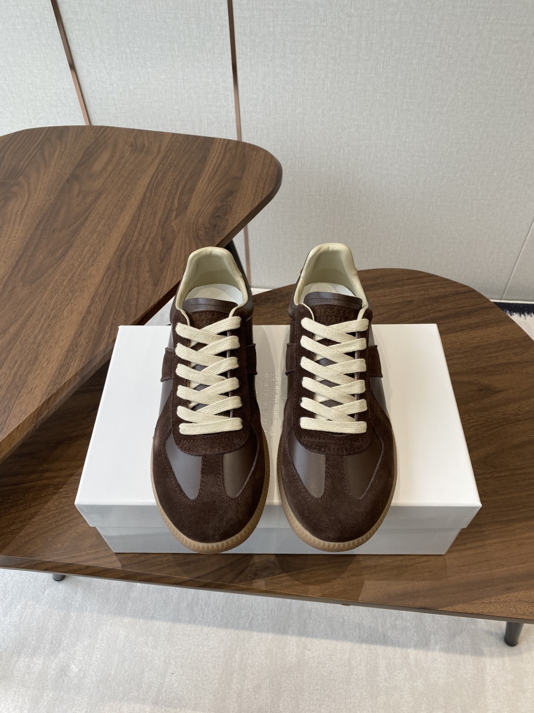 P650 Maison Margiela MM6 German Leisure Sneakers with Ink Graft Design - 图片 2