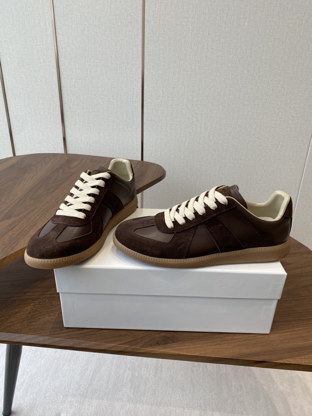 P650 Maison Margiela MM6 German Leisure Sneakers with Ink Graft Design - 图片 4