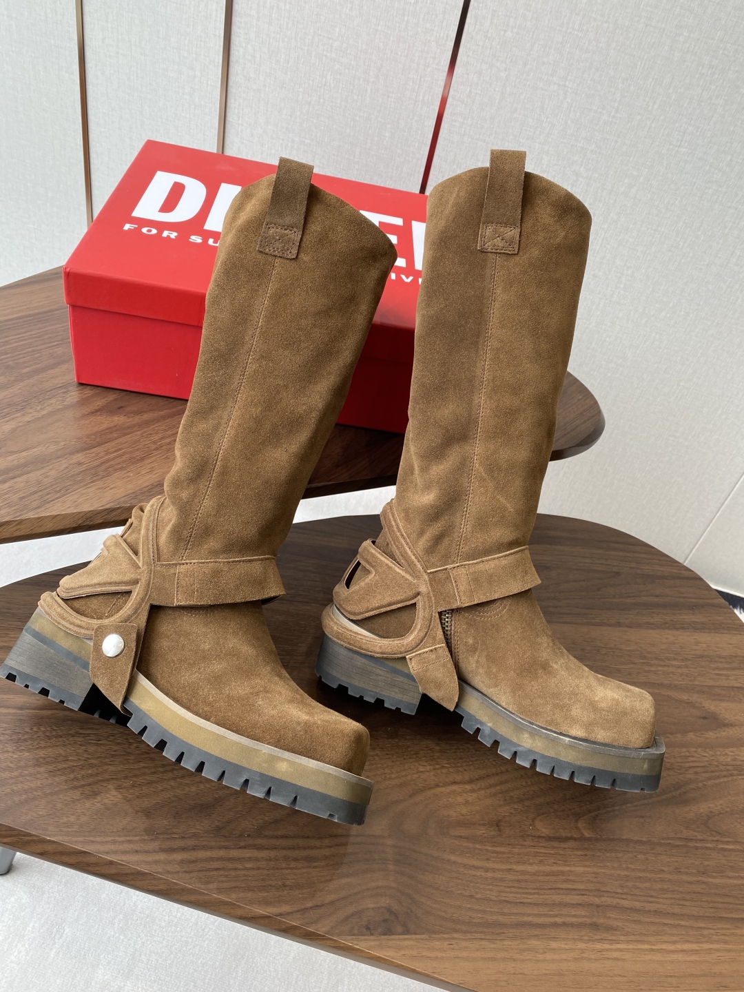 High-Quality Dissel 25s: Fall/Winter Prototype with Sheepskin, 5cm Height & Open-Slided Design - 图片 5