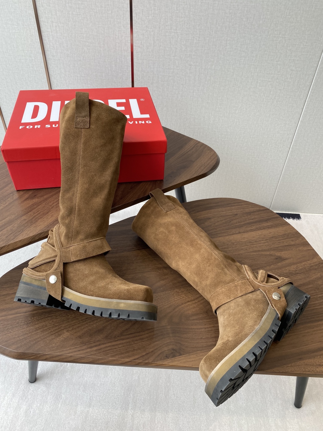 High-Quality Dissel 25s: Fall/Winter Prototype with Sheepskin, 5cm Height & Open-Slided Design - 图片 6