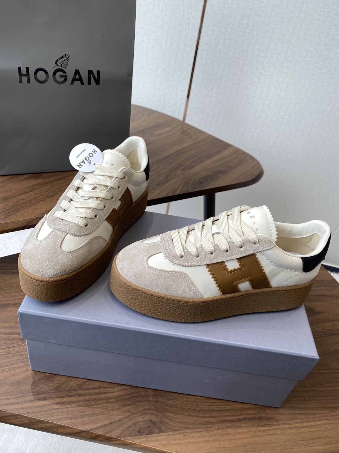 Hogan H-Stripes: Italian Crafted Comfort and Style in Sports Shoes