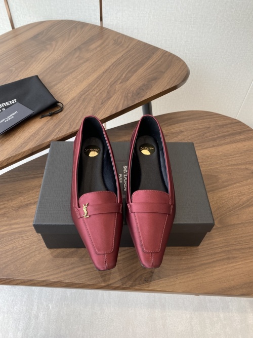 Yves Saint Laurent Silk Loafers - Elegant Women's Flat Shoes, Size 35-41 1 Yves Saint Laurent Silk Loafers - Elegant Women's Flat Shoes, Size 35-41