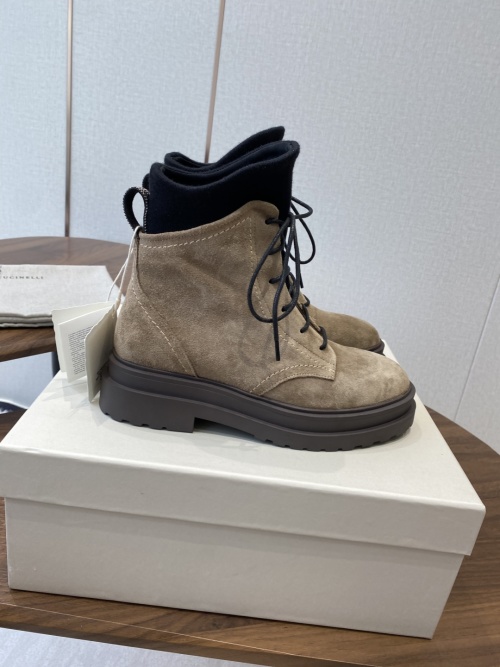 Brunello Cucinelli Women's Lace-Up Ankle Boots - Stylish & Comfortable 1 Brunello Cucinelli Women's Lace-Up Ankle Boots - Stylish & Comfortable