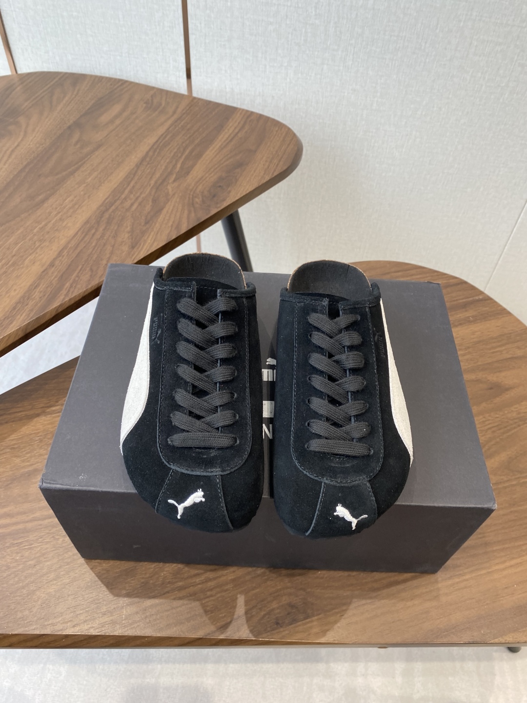 Puma x Birkenstock Unisex Muilezels - Zwart Suède - Comfortabele Instappers