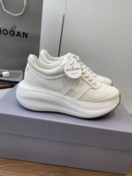 Hogan Women's Leather Platform Sneakers Lightweight Comfortable Size 35-40 1 Hogan Women's Leather Platform Sneakers Lightweight Comfortable Size 35-40