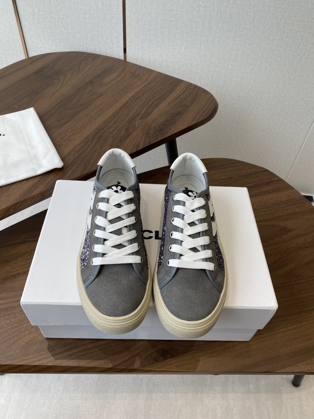Women's Glitter Sneakers Lace-up Casual Shoes Round Toe Thick Sole Fashion shoes 3 cmp i1756880981759 4954 0 0
