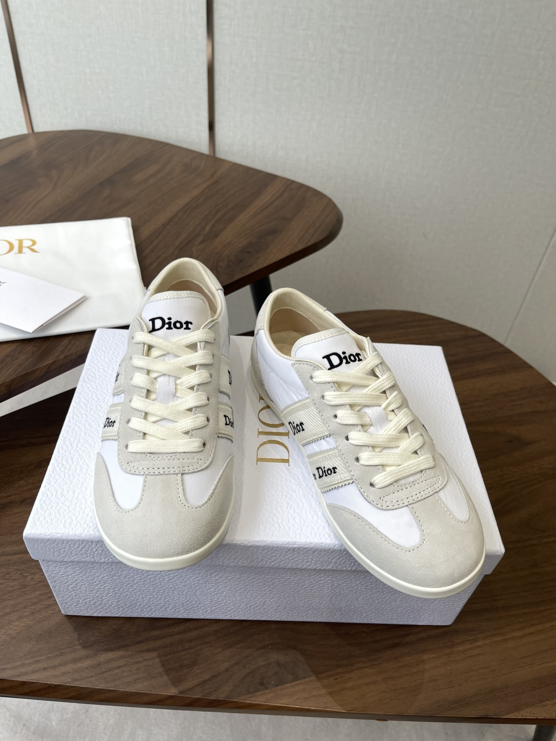Dior Two-Tone Suede Retro Trainers