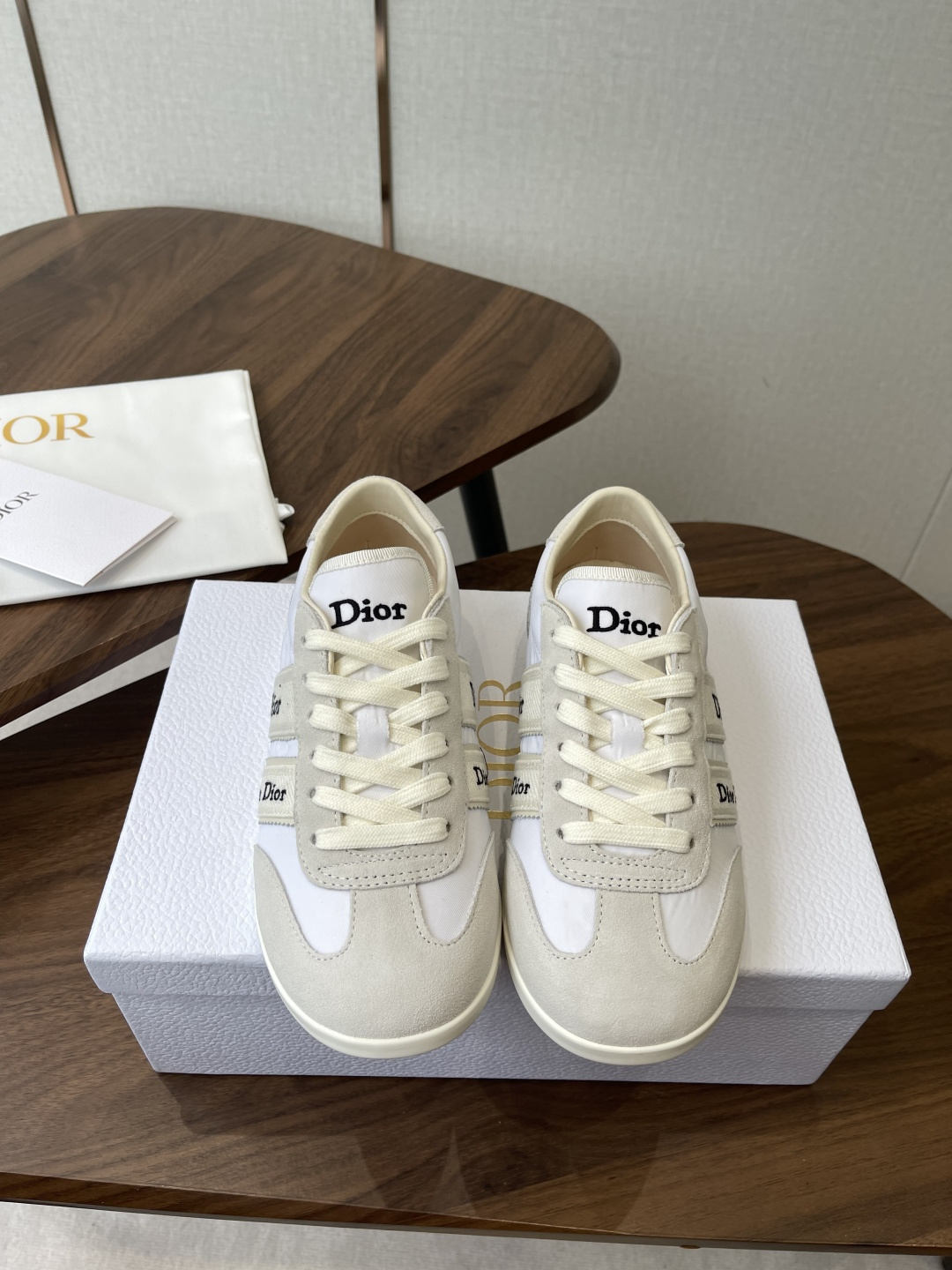 Dior Two-Tone Suede Retro Trainers
