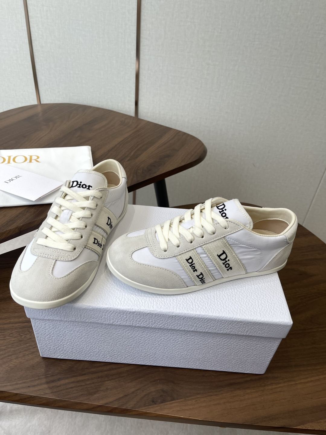 Dior Two-Tone Suede Retro Trainers