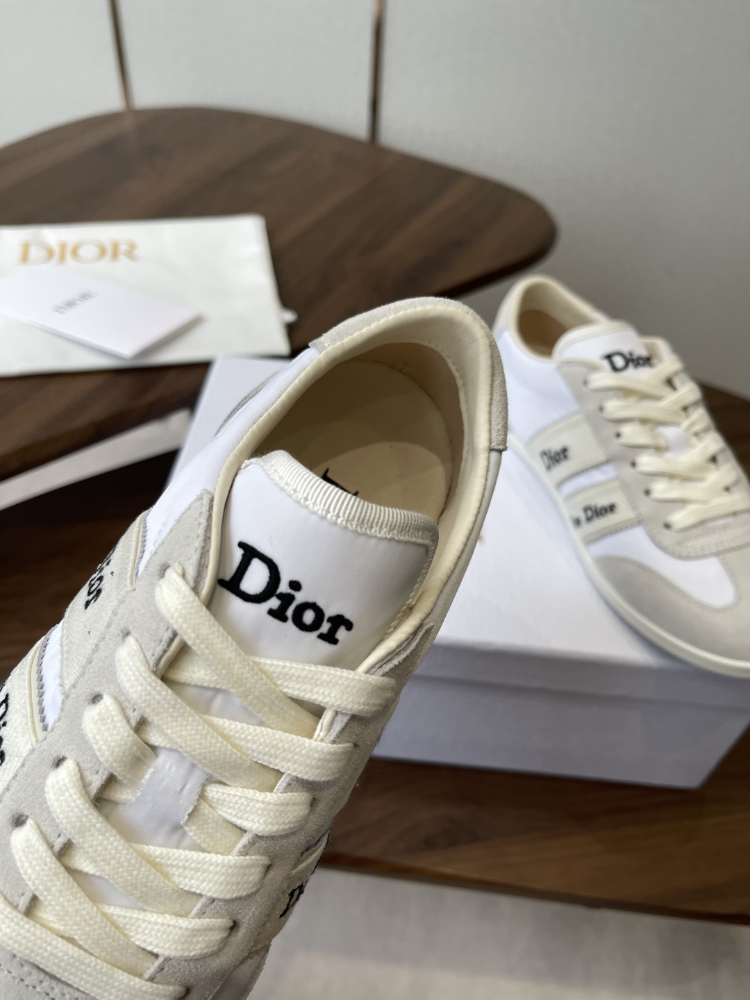 Dior Two-Tone Suede Retro Trainers