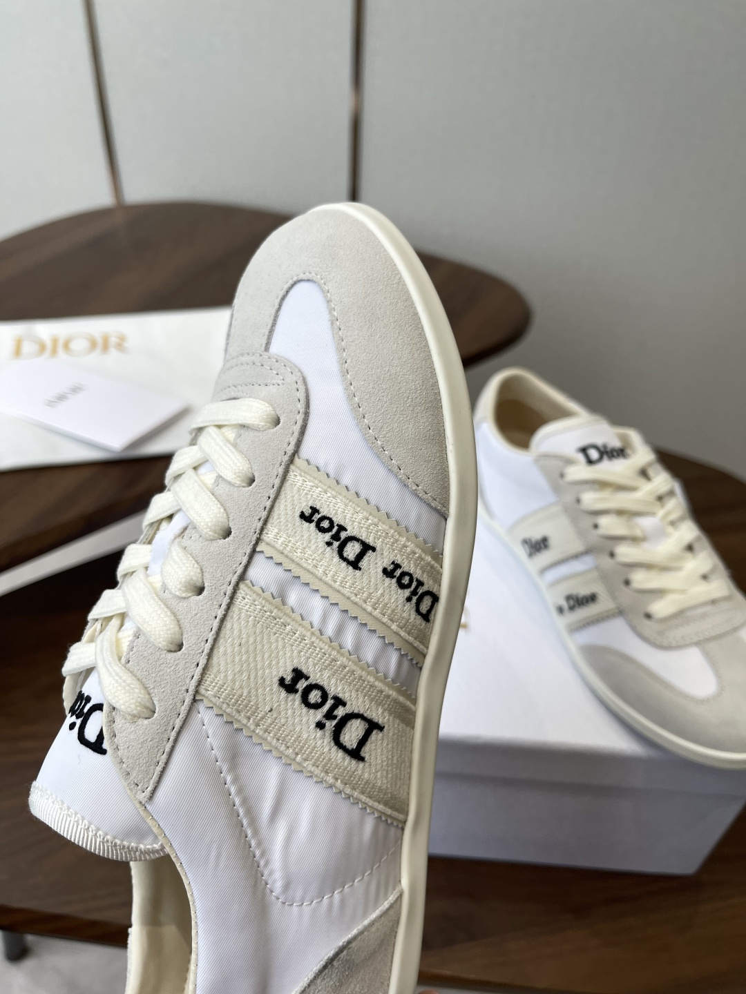 Dior Two-Tone Suede Retro Trainers