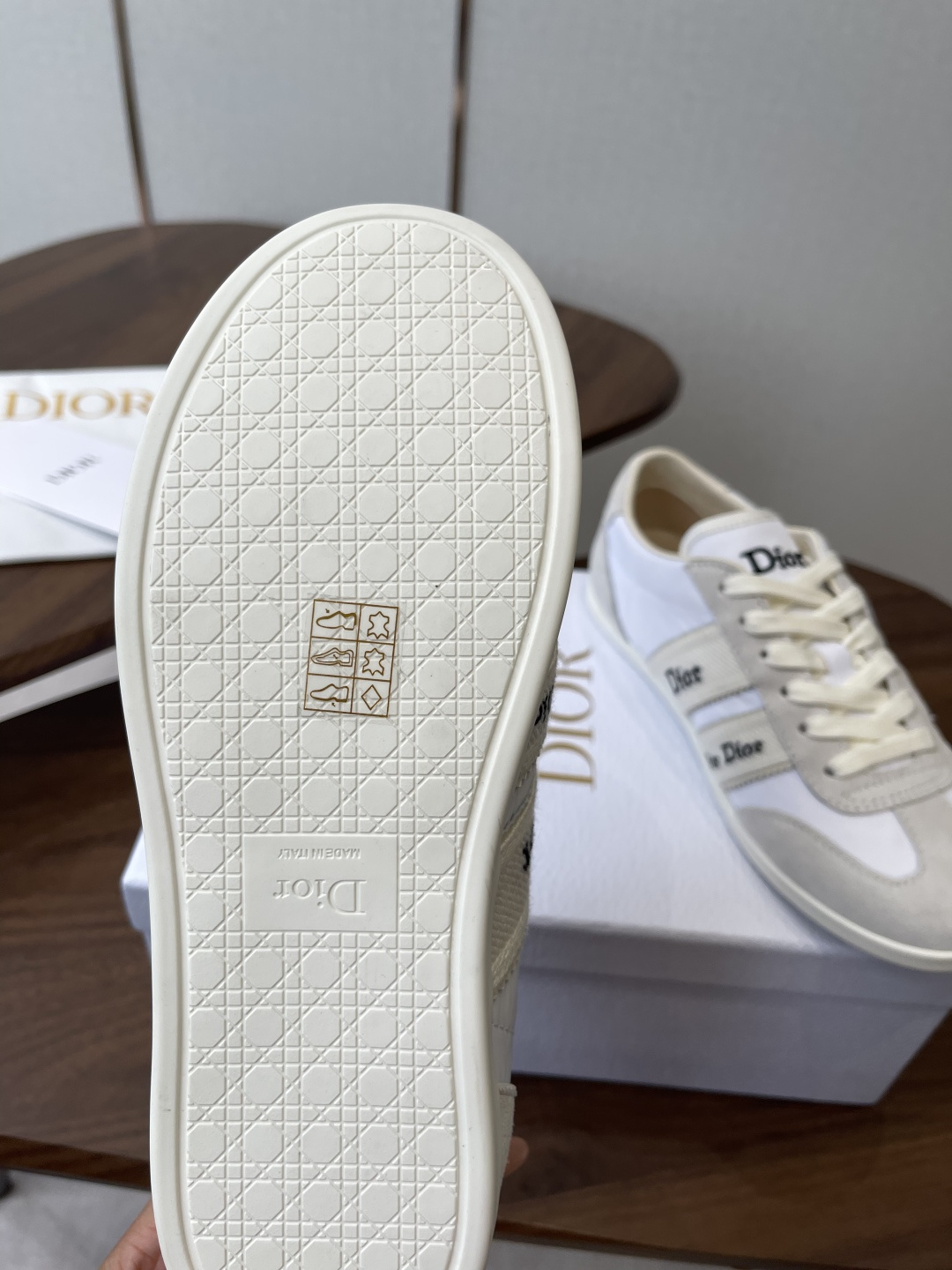 Dior Two-Tone Suede Retro Trainers