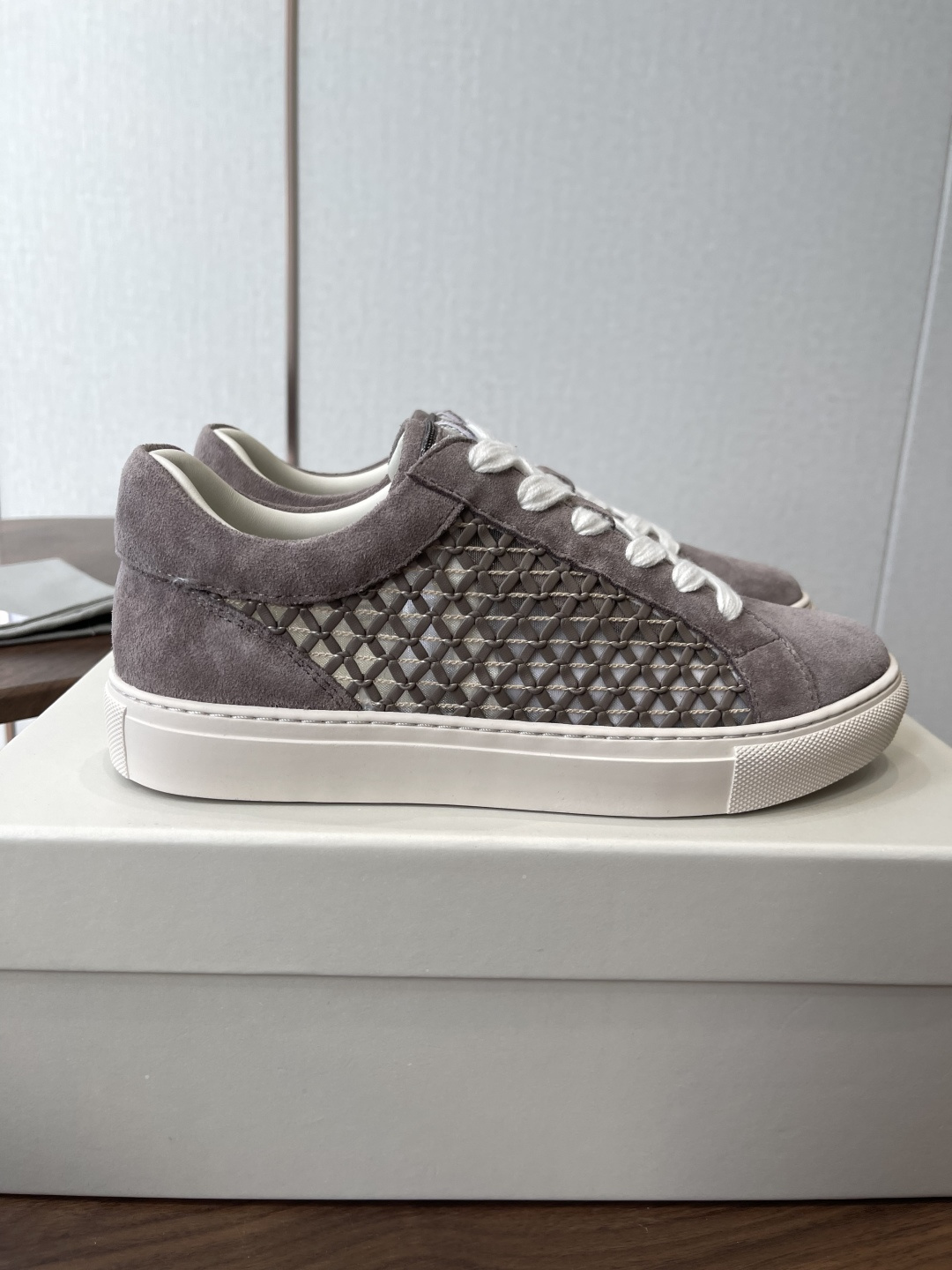 Brunello Cucinelli  26ss最新 Bc 系带 休闲鞋 鞋面进口麂皮/进口牛皮 内里进