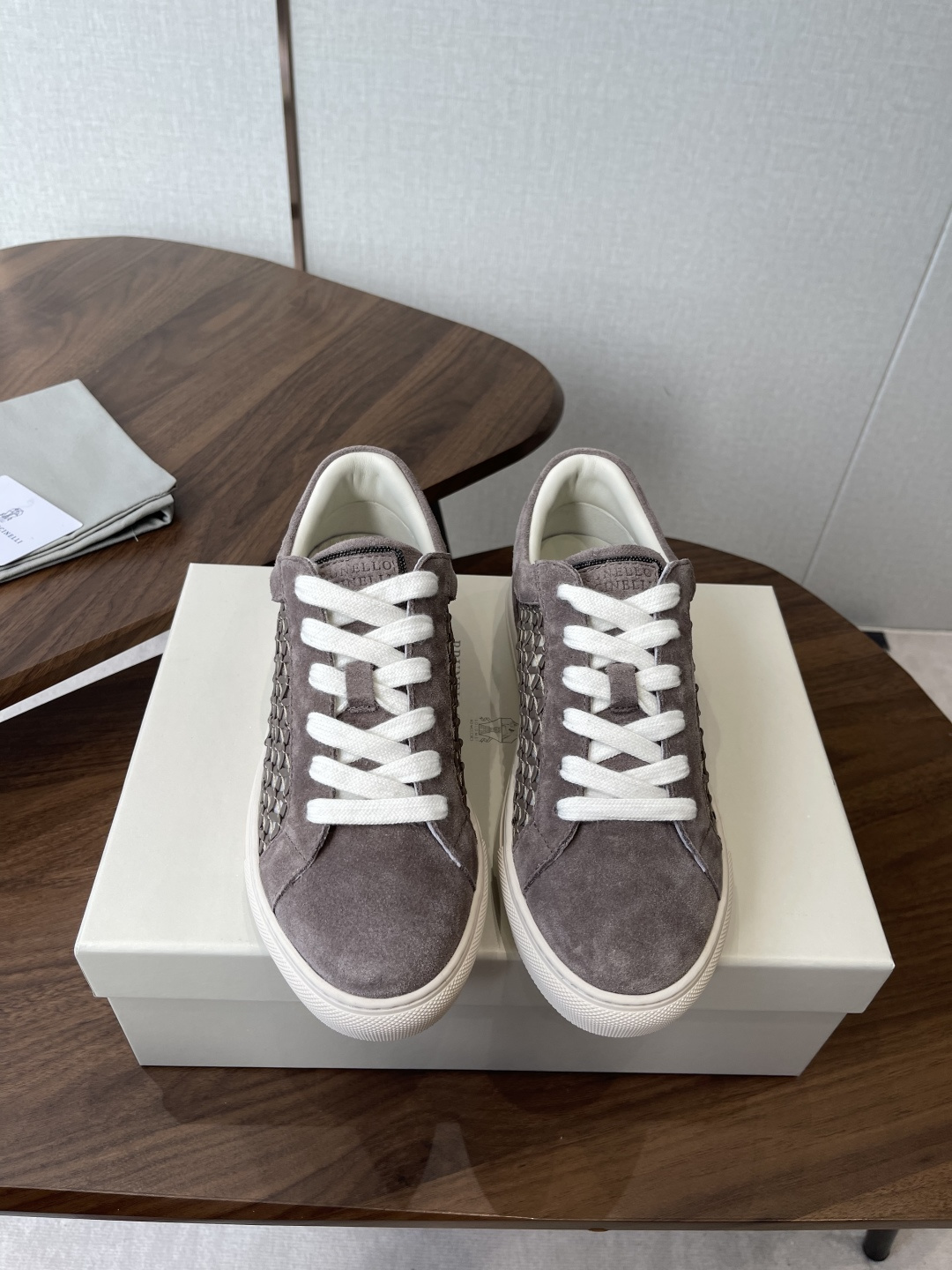 Brunello Cucinelli  26ss最新 Bc 系带 休闲鞋 鞋面进口麂皮/进口牛皮 内里进
