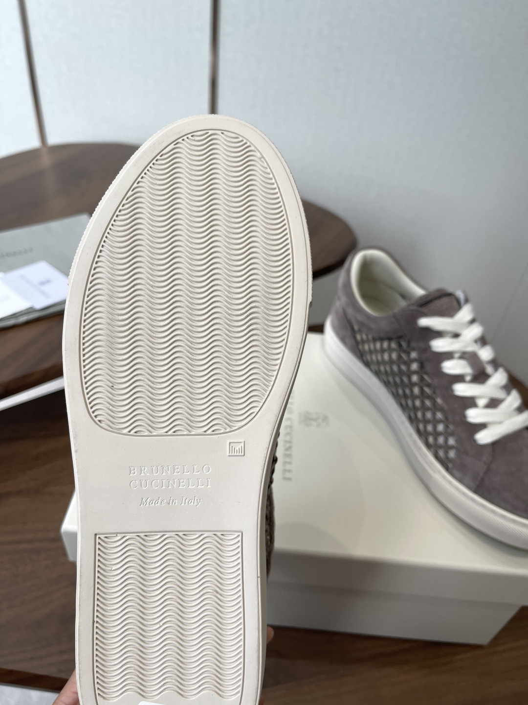 Brunello Cucinelli  26ss最新 Bc 系带 休闲鞋 鞋面进口麂皮/进口牛皮 内里进