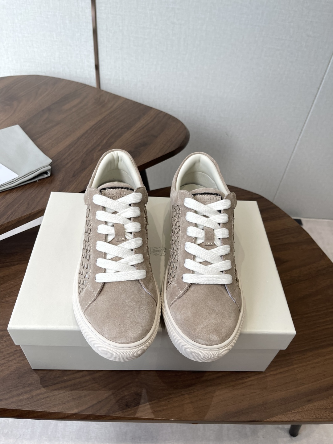 Brunello Cucinelli  26ss最新 Bc 系带 休闲鞋 鞋面进口麂皮/进口牛皮 内里进