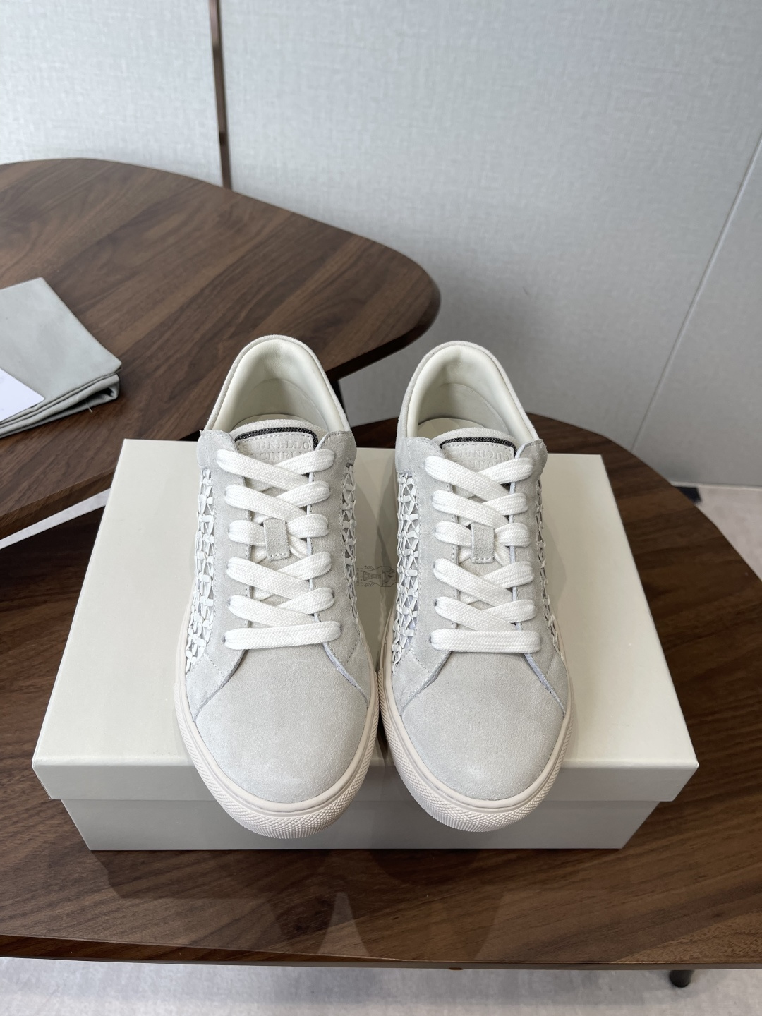 Brunello Cucinelli  26ss最新 Bc 系带 休闲鞋 鞋面进口麂皮/进口牛皮 内里进
