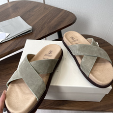 Brunello Cucinelli BC 情侣款26ss新款系列 博肯拖鞋此款凉拖鞋鞋型堪称经典,永不 Brunello Cucinelli BC 情侣款26ss新款系列 博肯拖鞋此款凉拖鞋鞋型堪称经典,永不