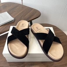 Brunello Cucinelli BC 情侣款26ss新款系列 博肯拖鞋此款凉拖鞋鞋型堪称经典,永不 Brunello Cucinelli BC 情侣款26ss新款系列 博肯拖鞋此款凉拖鞋鞋型堪称经典,永不