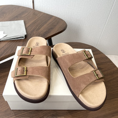 Brunello Cucinelli BC 情侣款26ss新款系列 博肯拖鞋此款凉拖鞋鞋型堪称经典,永不 Brunello Cucinelli BC 情侣款26ss新款系列 博肯拖鞋此款凉拖鞋鞋型堪称经典,永不