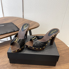 Saint Laurent / 圣罗兰LeeYSL 2026新款木🪵跟凉鞋 —————————————美 Saint Laurent / 圣罗兰LeeYSL 2026新款木🪵跟凉鞋 —————————————美