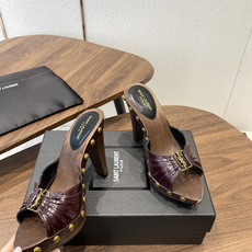 Saint Laurent / 圣罗兰LeeYSL 2026新款木🪵跟凉鞋 —————————————美 Saint Laurent / 圣罗兰LeeYSL 2026新款木🪵跟凉鞋 —————————————美
