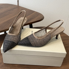 Brunello Cucinelli 26ss女士镶珠装饰休闲穆勒拖鞋凉鞋 BC新款新品女士条纹麂皮穆勒 Brunello Cucinelli 26ss女士镶珠装饰休闲穆勒拖鞋凉鞋 BC新款新品女士条纹麂皮穆勒