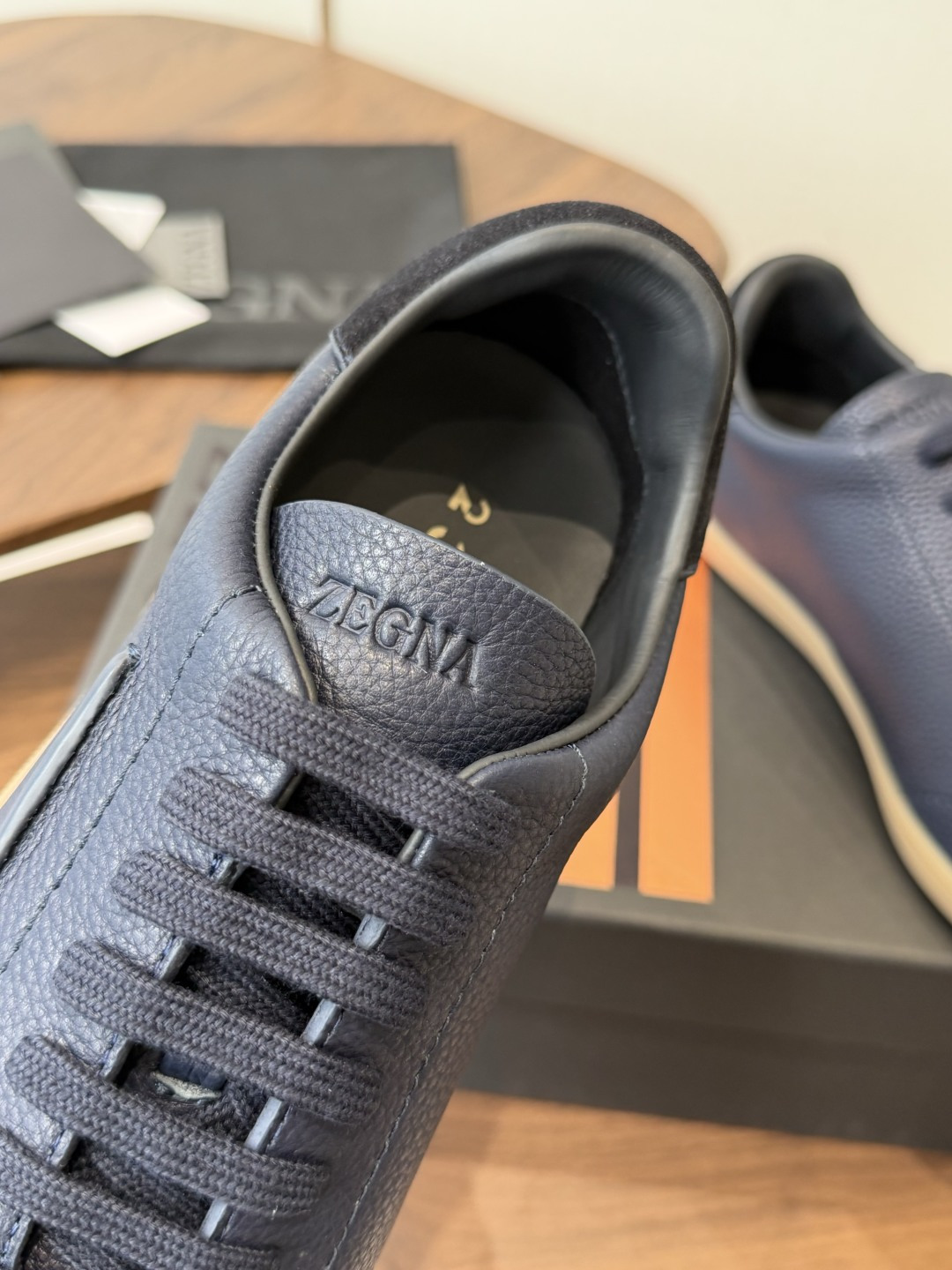 男款ZEGNA 杰尼亚 系列 户外 休闲 运动鞋 吴磊同款原版购入开发 做货 这款黑色皮革 TriPle