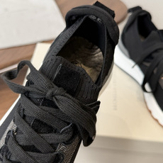 Brunello Cucinelli26ss 女士装饰飞织休闲运动鞋BC新款新品女士条纹麂皮单鞋:羊皮垫 Brunello Cucinelli26ss 女士装饰飞织休闲运动鞋BC新款新品女士条纹麂皮单鞋:羊皮垫