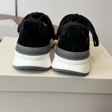 Brunello Cucinelli26ss 女士装饰飞织休闲运动鞋BC新款新品女士条纹麂皮单鞋:羊皮垫 Brunello Cucinelli26ss 女士装饰飞织休闲运动鞋BC新款新品女士条纹麂皮单鞋:羊皮垫