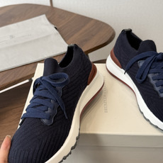 Brunello Cucinelli26ss 飞织休闲运动鞋BC新款新品条纹麂皮单鞋:羊皮垫.运动鞋鞋面 Brunello Cucinelli26ss 飞织休闲运动鞋BC新款新品条纹麂皮单鞋:羊皮垫.运动鞋鞋面
