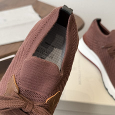 Brunello Cucinelli26ss 飞织休闲运动鞋BC新款新品条纹麂皮单鞋:羊皮垫.运动鞋鞋面 Brunello Cucinelli26ss 飞织休闲运动鞋BC新款新品条纹麂皮单鞋:羊皮垫.运动鞋鞋面